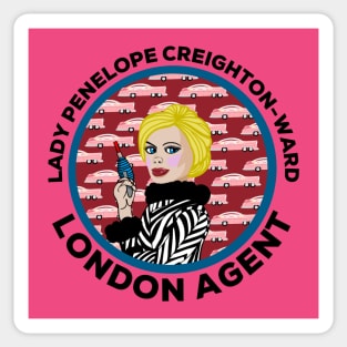 Thunderbirds Lady Penelope and Fab 1 Sticker